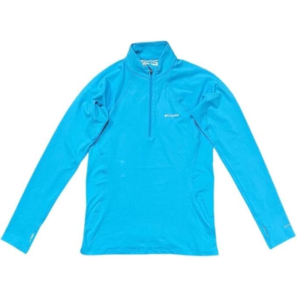 Columbia Womens Midweight Omni Heat Half Zip Baselayer Top Blouse XS